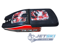Крышка RRP рулевой колонки Yamaha SuperJet черно-красная