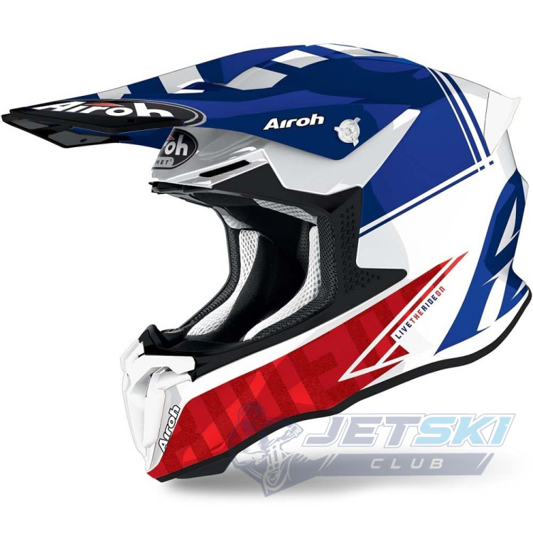 Шлем Airoh 2.0 Tech Blue Gloss размер L