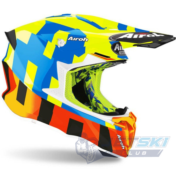 Шлем Airoh Twist 2.0 Frame Yellow Gloss размер L