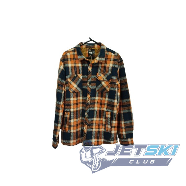 Рубашка мужская утепленная Animal Silverstoe (Dark blue\Orange)
