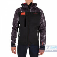 Термокуртка мужская Jetpilot X1 Hooded Tour Coat Grey black/Marble S21