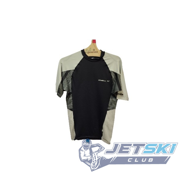 Футболка мужская O'neill Skins Crew Лайкра (Black/Grey)