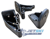 Набор кронштейнов (3 шт) крепления двигателя б/у Sea-Doo GTX 4-TEC Rotax