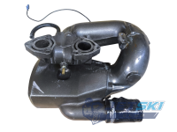 Глушитель б/у Kawasaki SXR800 выхлопной коллектор 18088-3722  18087-3705  18087-3706  59081-3742
