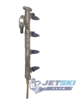 Топливная рейка с форсунками Yamaha 60E-13761-10-00 Б/У