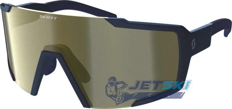 Очки спортивные Scott Shield Sunglasses, сине-золотистые