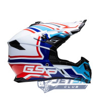 Шлем GSB XP-20 MO Design Bianco Blu Rosso