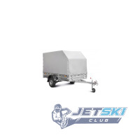 Прицеп МЗСА 2.4 х 1.5 с тентом/каркасом и опорным колесом 817702`