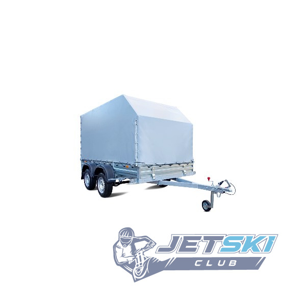 Прицеп МЗСА 3 х 1.5 (2 осн) с тентом/каркасом и опорным колесом 817731`