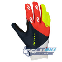 Перчатки SCOTT Evo Race (sail blue/ fast red)